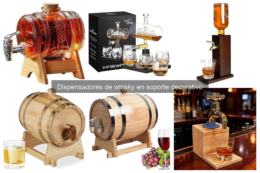 Cómo elegir un dispensador de whisky decorativo en casa