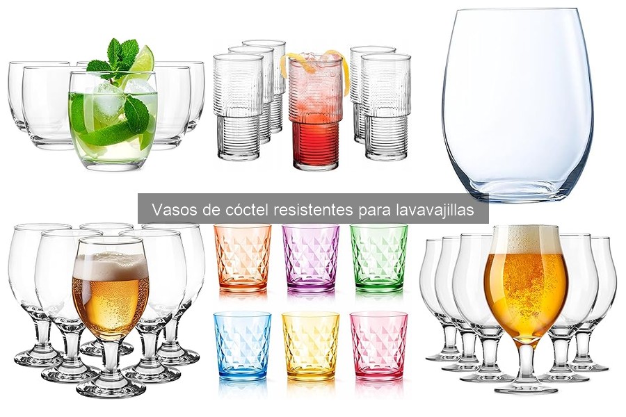 Cómo evitar que los vasos de cóctel se rompan o rayen