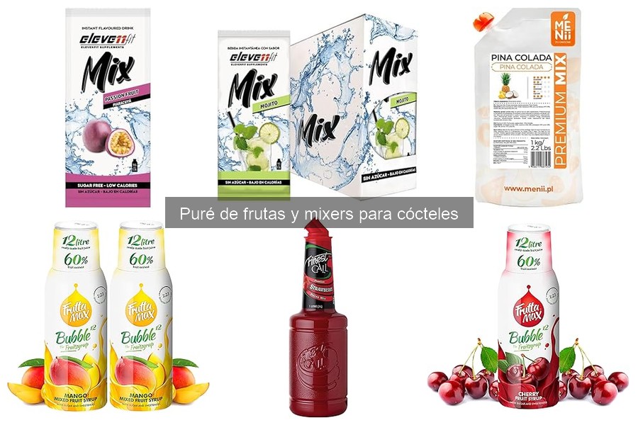 Cómo hacer puré de frutas para cócteles en casa