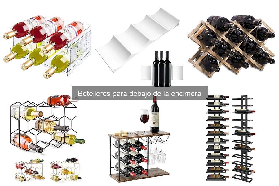 Cómo instalar un botellero debajo de la encimera