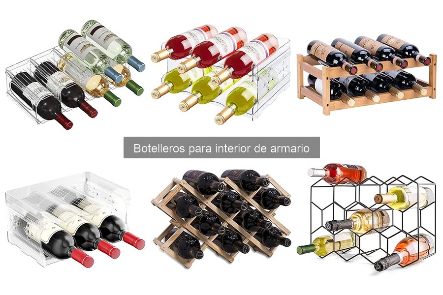 Cómo instalar un botellero en el interior del armario
