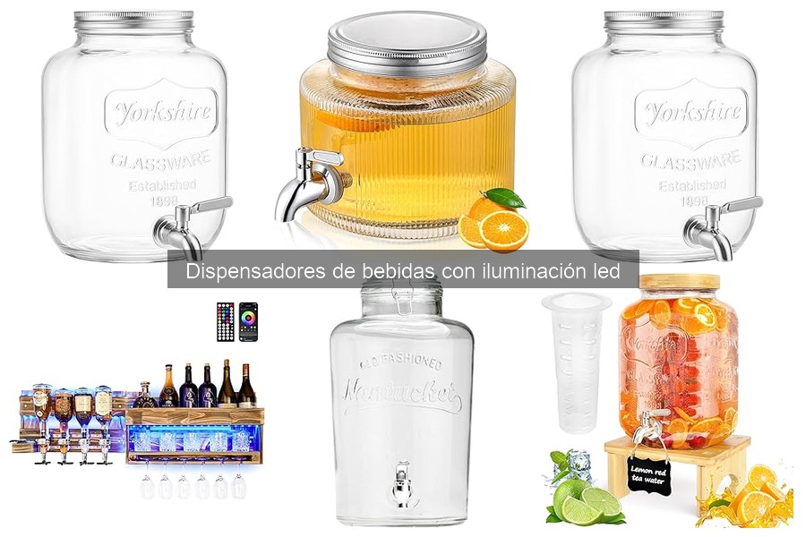 Cómo instalar un dispensador de bebidas con iluminación LED