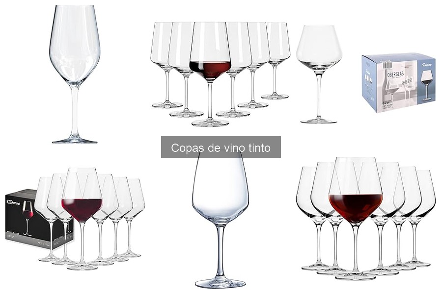 Cómo las copas de vino tinto afectan el sabor del vino