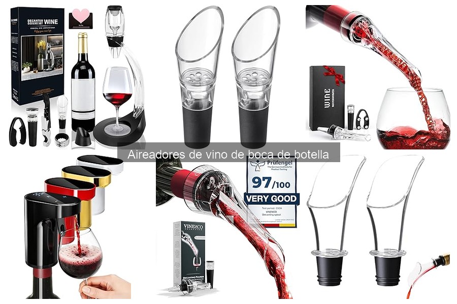 Cómo limpiar y mantener aireadores de vino de boca de botella