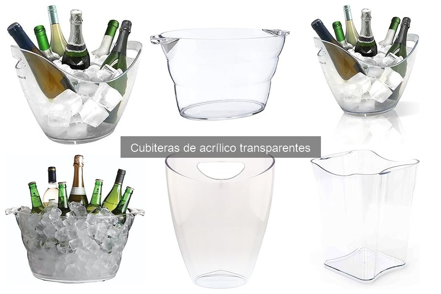 Cómo limpiar y mantener cubiteras de acrílico transparentes