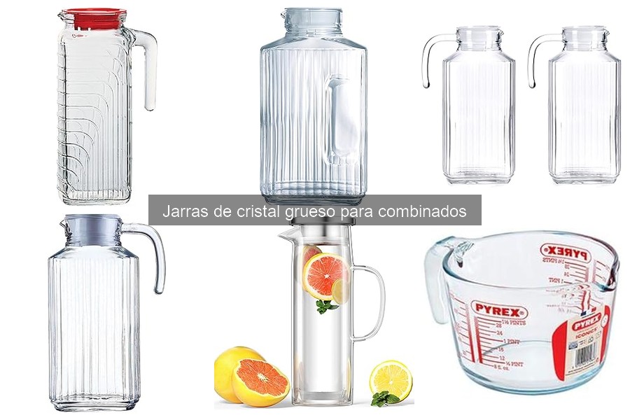 Cómo limpiar y mantener jarras de cristal grueso