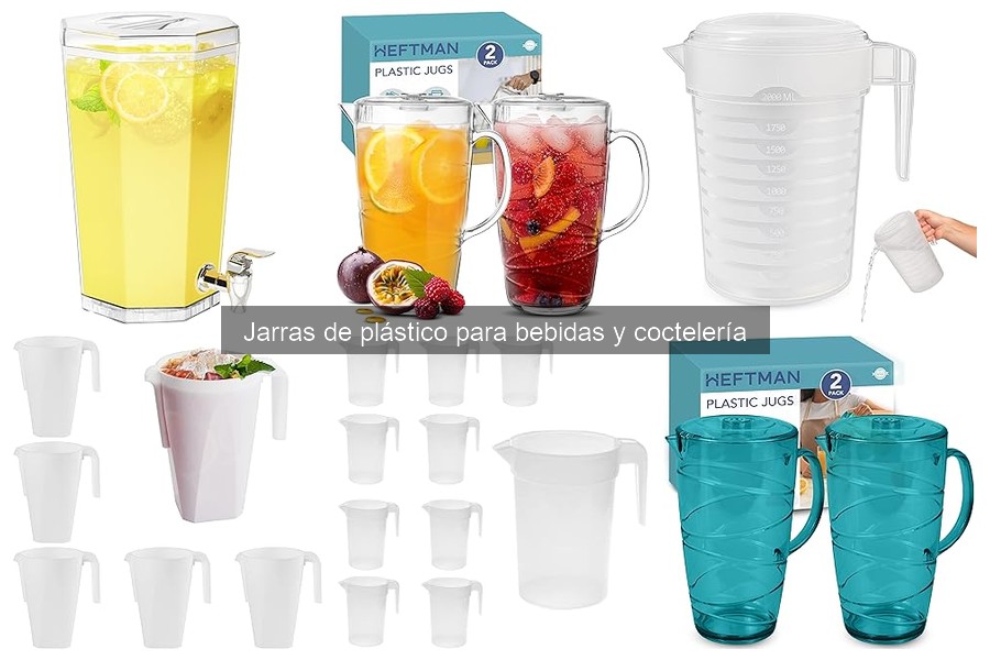 Cómo limpiar y mantener jarras de plástico para bebidas
