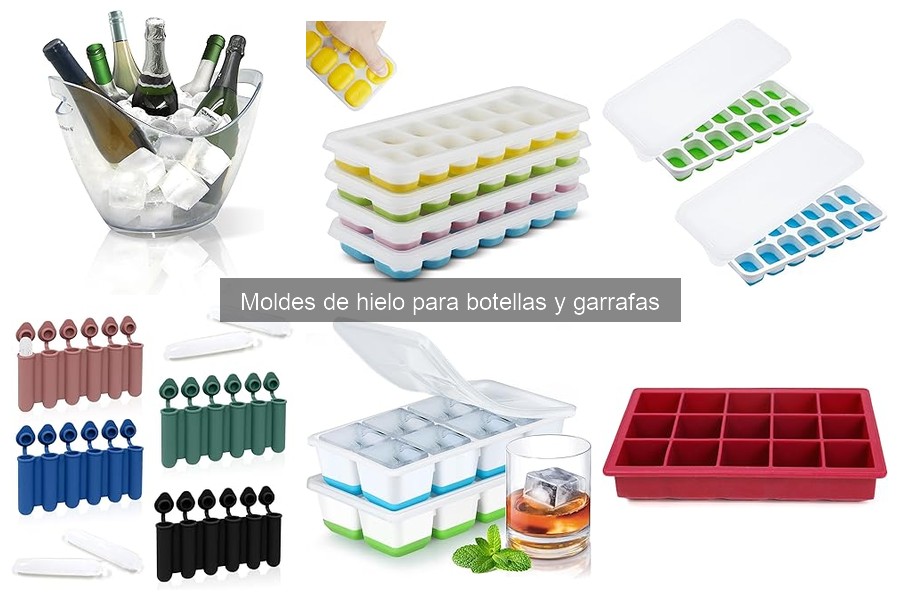 Cómo limpiar y mantener moldes de hielo para botellas