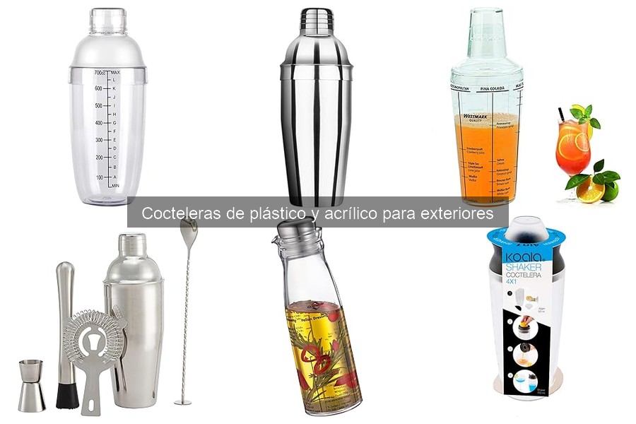 Cómo limpiar y mantener tu coctelera de plástico o acrílico