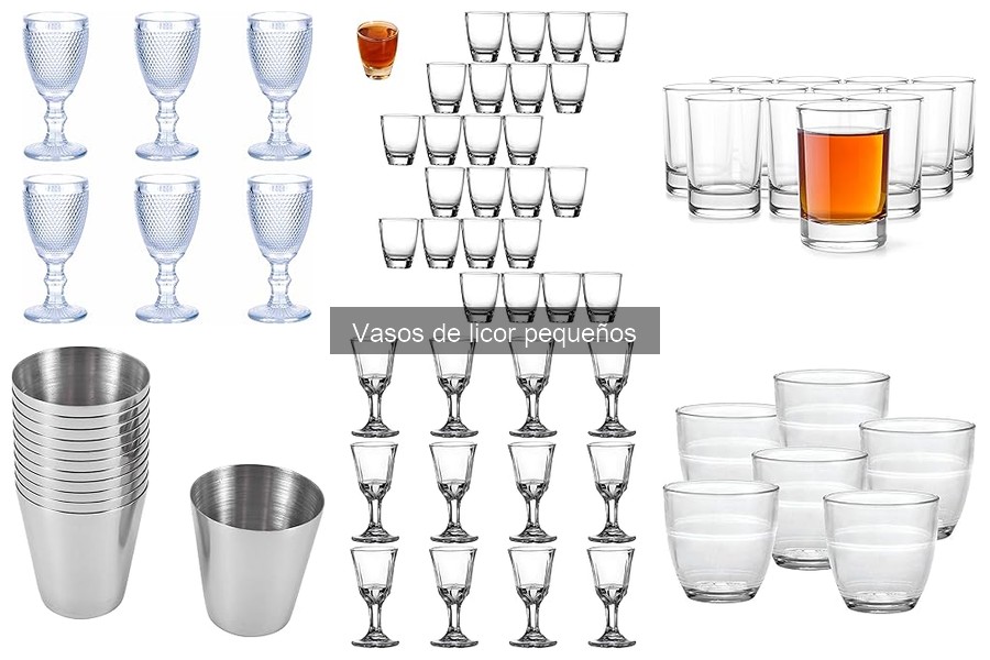 Cómo limpiar y mantener vasos de licor pequeños