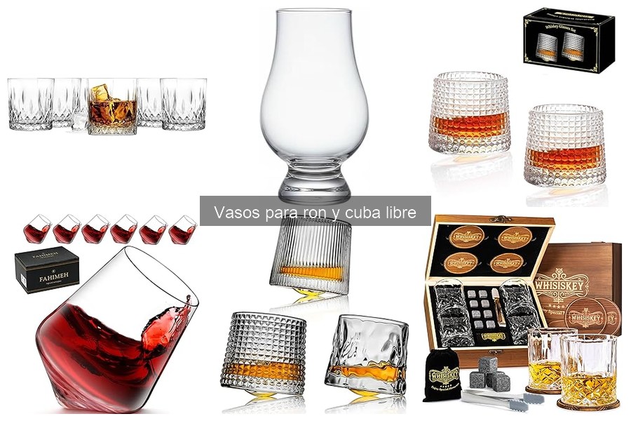 Cómo limpiar y mantener vasos para ron y cuba libre