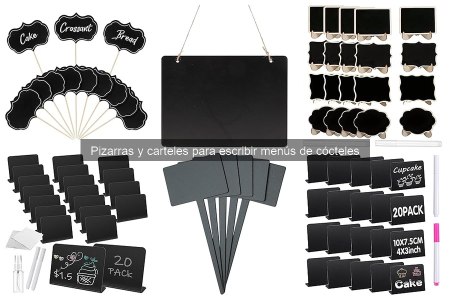 Cómo mantener pizarras para cócteles en perfecto estado