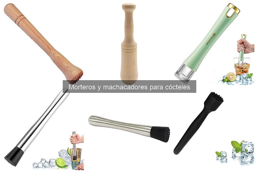 Cómo mantener y cuidar tu mortero y machacador de cócteles