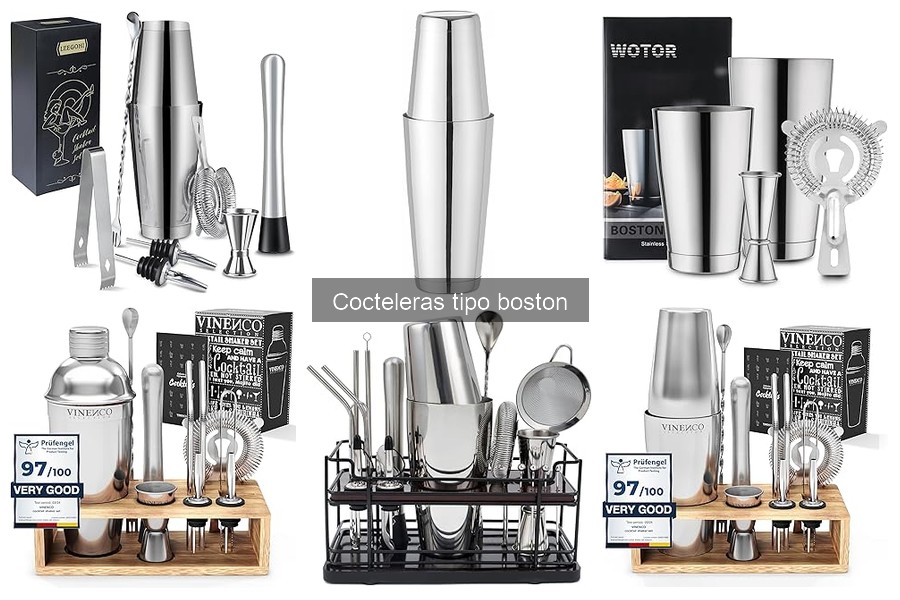 Cómo reconocer una coctelera tipo Boston de buena calidad
