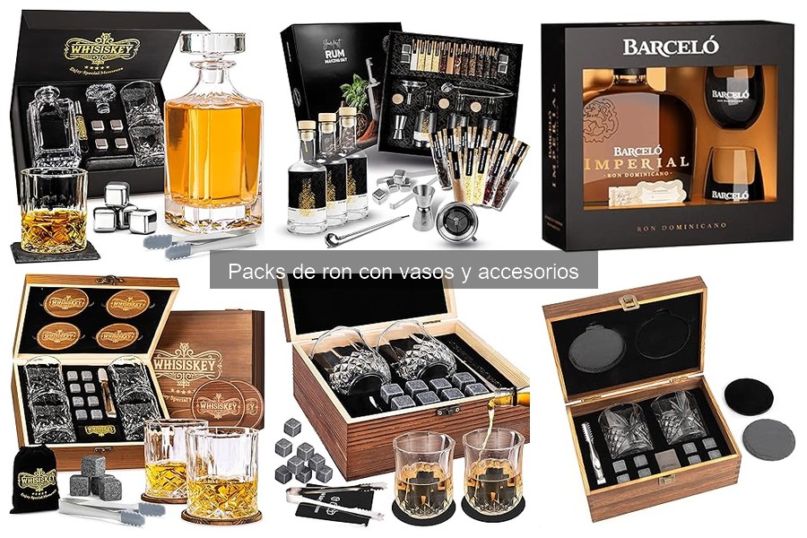 Cómo usar accesorios en packs de ron: guía práctica