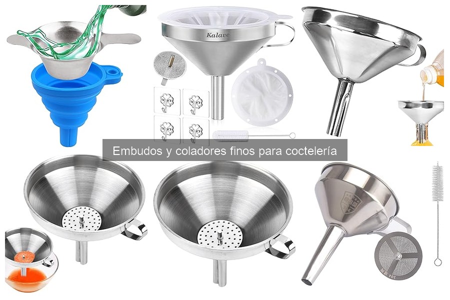Cómo usar correctamente un colador fino en coctelería