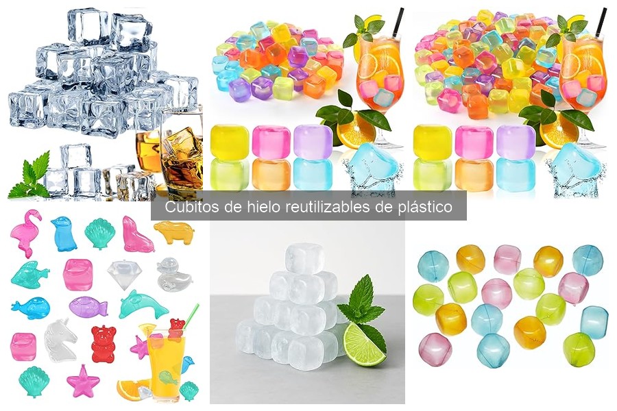 Cómo usar cubitos de hielo reutilizables de plástico