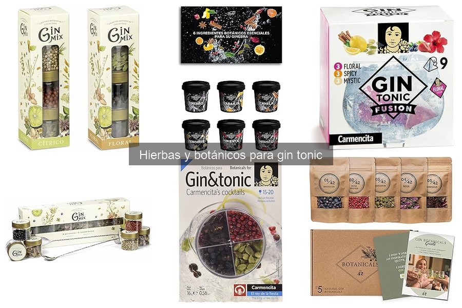 Cómo usar hierbas y botánicos en tu gin tonic