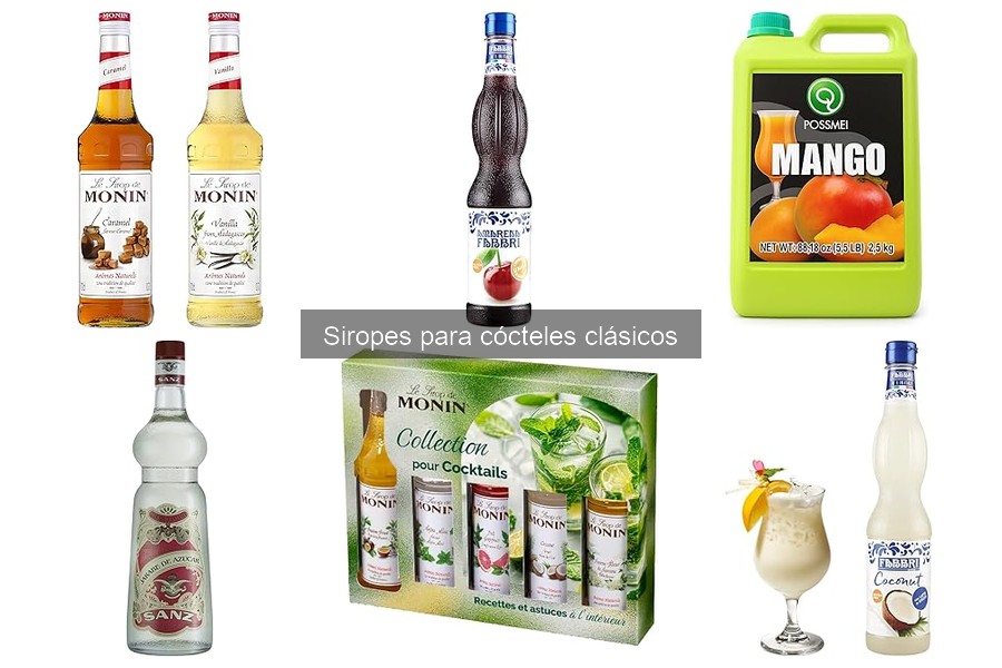 Cómo usar siropes en cócteles: consejos y recetas