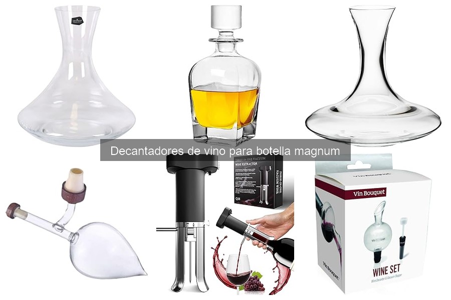 Cómo usar un decantador de vino para botella magnum