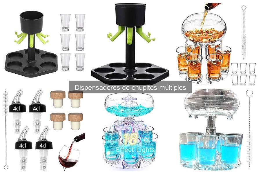 Cómo usar un dispensador de chupitos múltiple correctamente