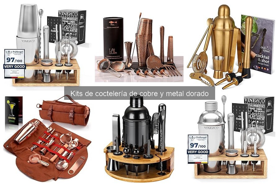 Cómo usar un kit de coctelería de cobre de forma práctica