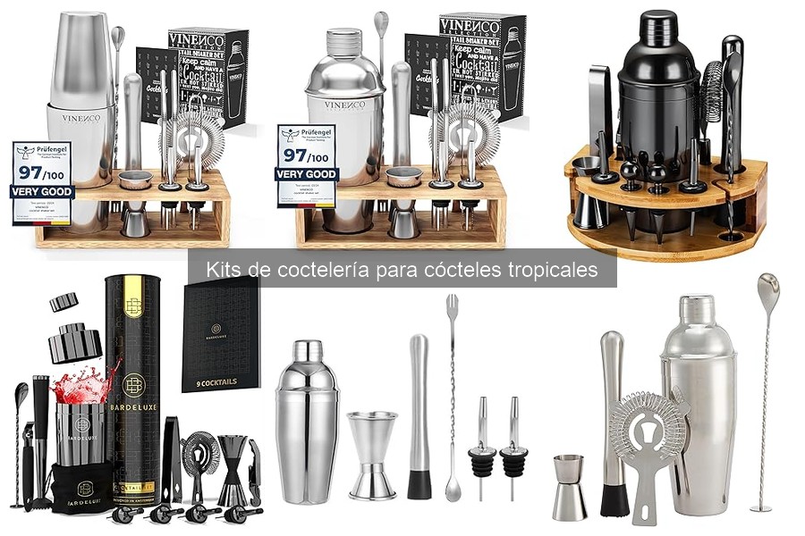 Cómo usar un kit de coctelería para cócteles tropicales