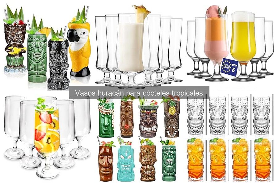 Cómo usar un vaso huracán para preparar cócteles tropicales