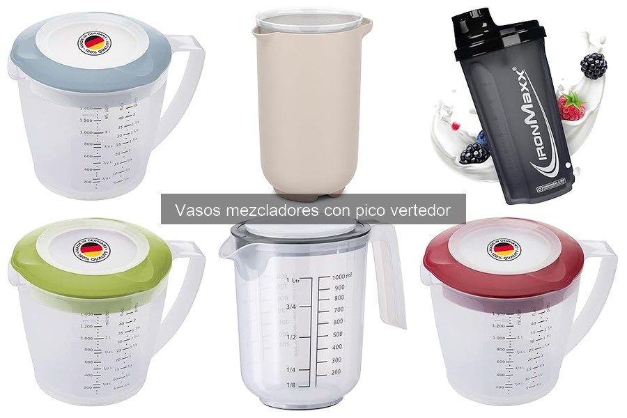 Cómo usar un vaso mezclador con pico vertedor correctamente