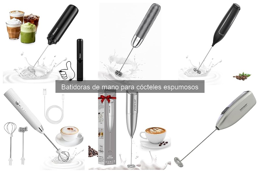 Cómo Usar una Batidora de Mano para Cócteles Espumosos