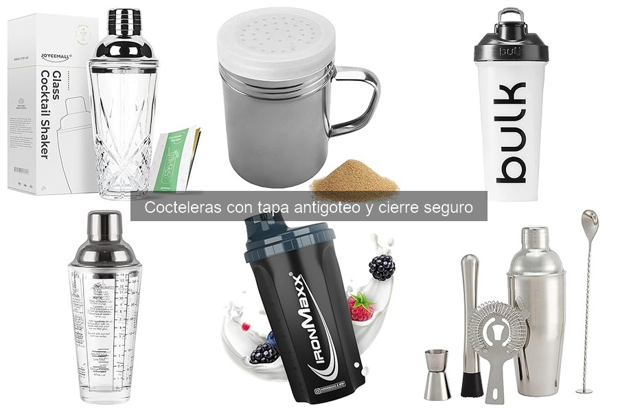 Cómo usar una coctelera antigoteo: técnicas y consejos