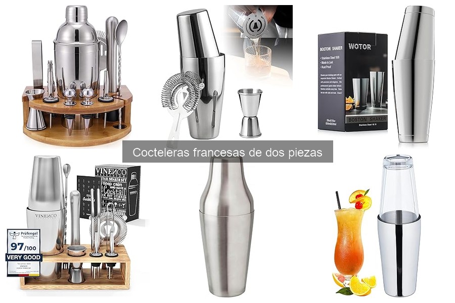 ** Cómo usar una coctelera francesa de dos piezas correctamente
