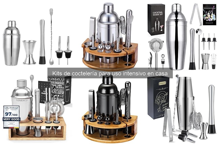 Cómo utilizar correctamente los utensilios de un kit de coctelería