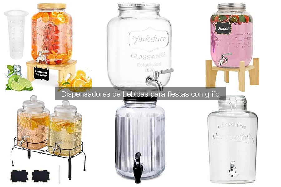 Cómo utilizar un dispensador de bebidas con grifo en fiestas