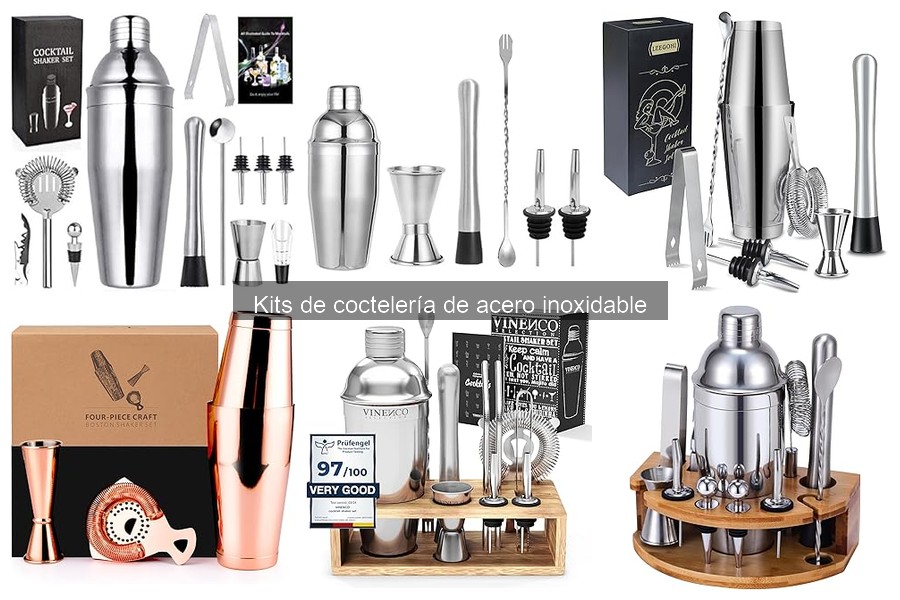 Cómo utilizar un kit de coctelería de acero inoxidable