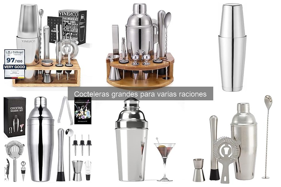 Cómo utilizar una coctelera grande para cócteles perfectos