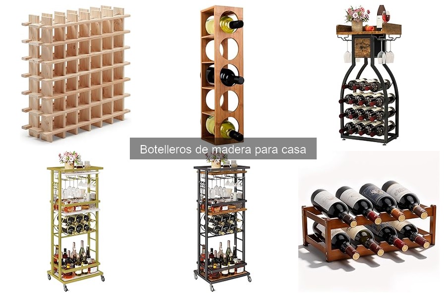 Comparativa: Botelleros de madera vs. metal para casa