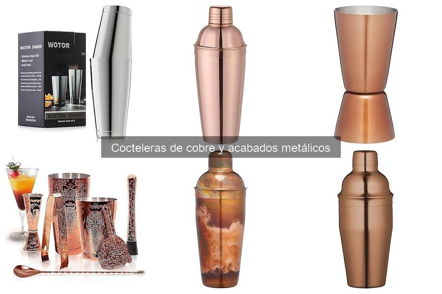 Comparativa: Cocteleras de Cobre vs. Acero Inoxidable