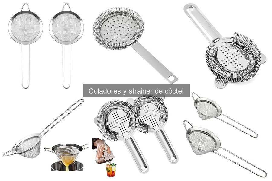 Comparativa: Coladores de Malla vs. Resorte para Cócteles