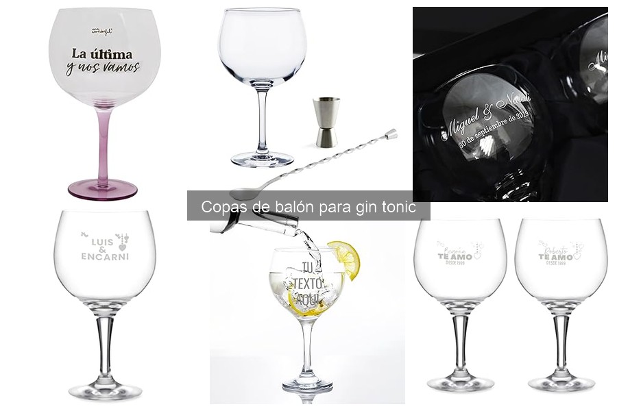 Comparativa: Copas de balón vs. Copas tradicionales para gin tonic