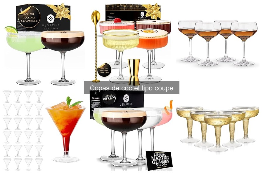 Comparativa: Copas tipo Coupe vs Copas tipo Margarita