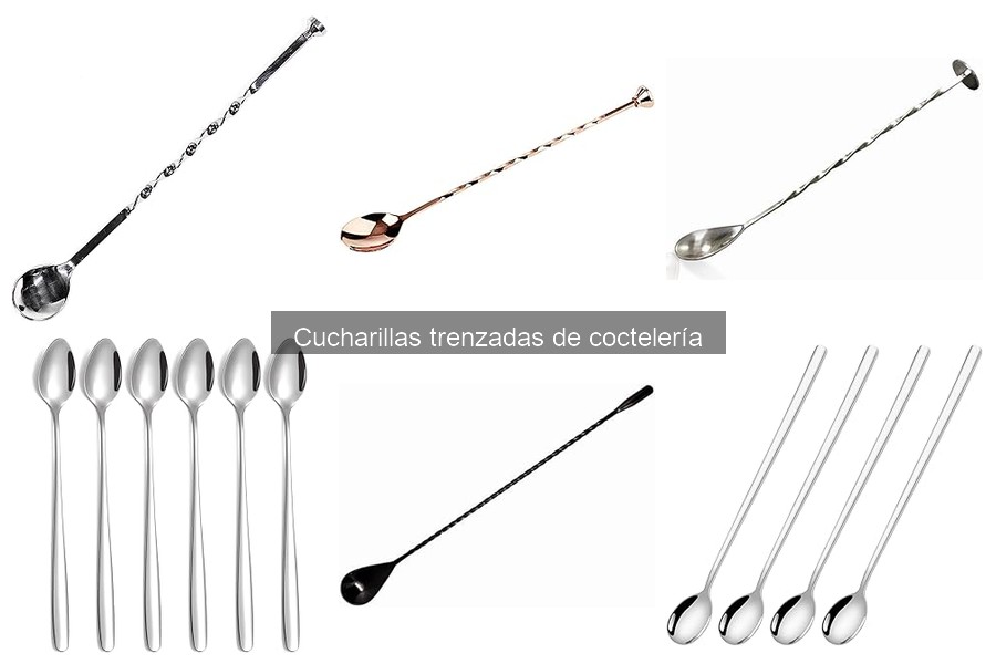 Comparativa: Cucharillas trenzadas vs. cucharas normales para coctelería