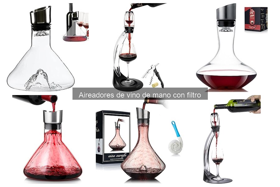 Comparativa de Aireadores de Vino de Mano: Mejores Opciones