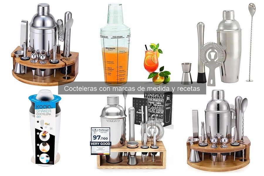 Comparativa de Cocteleras con Marcas de Medida: Calidad y Precio