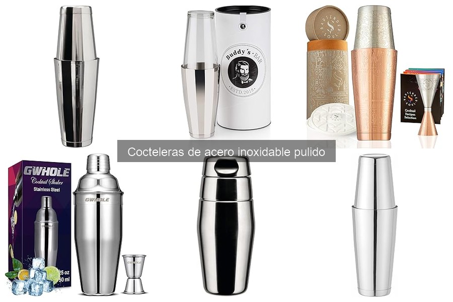 Comparativa de cocteleras de acero inoxidable: marcas y precios
