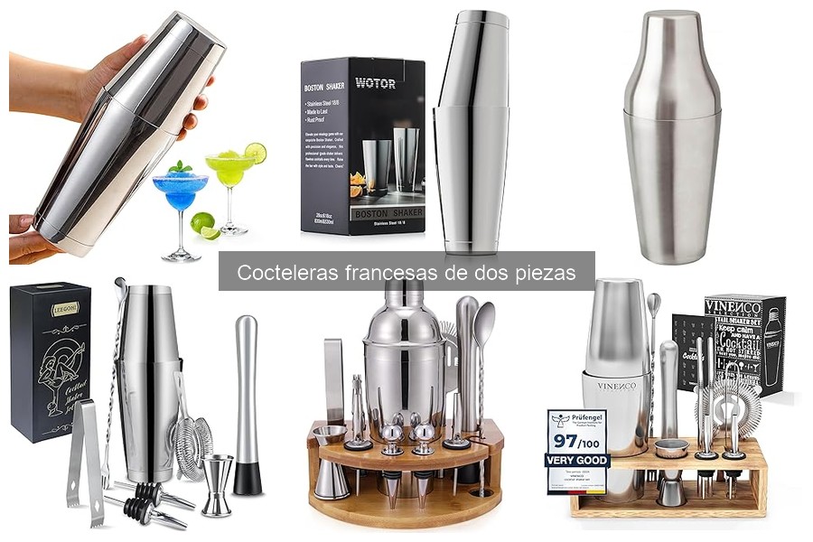 Comparativa de Cocteleras Francesas y Clásicas para Cócteles