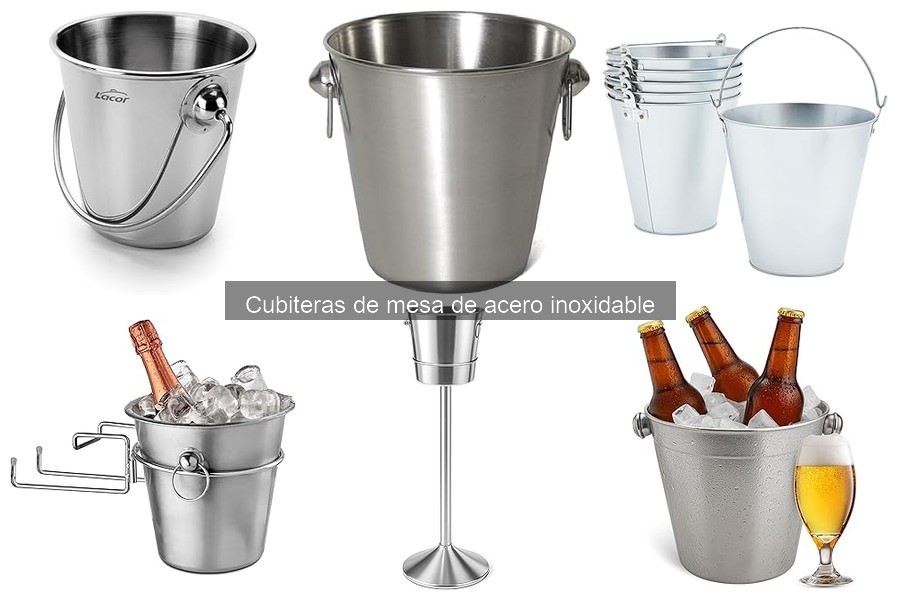 Comparativa de cubiteras de acero inoxidable: Mejores marcas