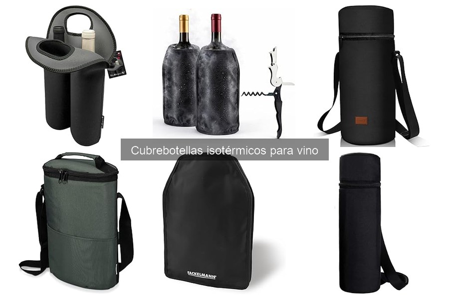 Comparativa de cubrebottellas isotérmicos para vino