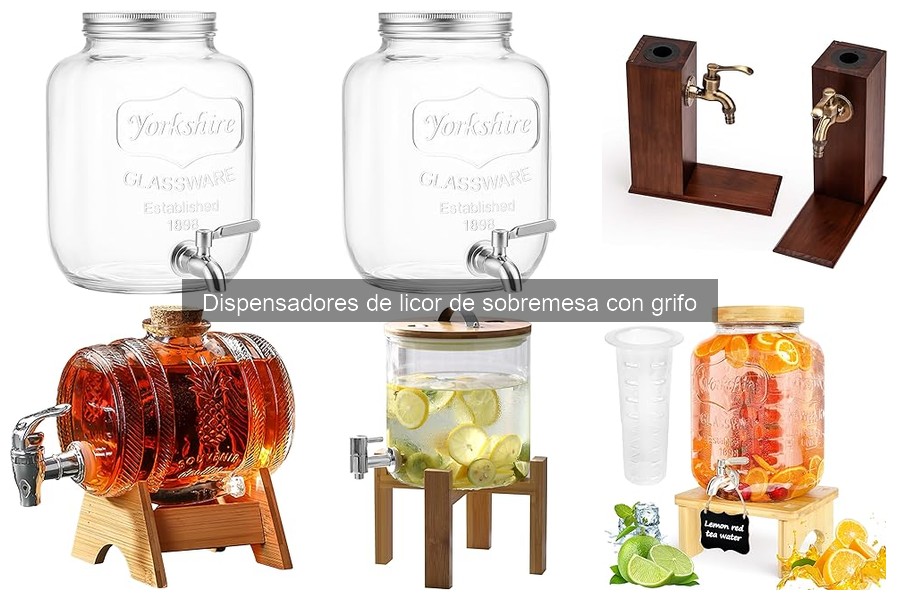 Comparativa de dispensadores de licor: características y precios