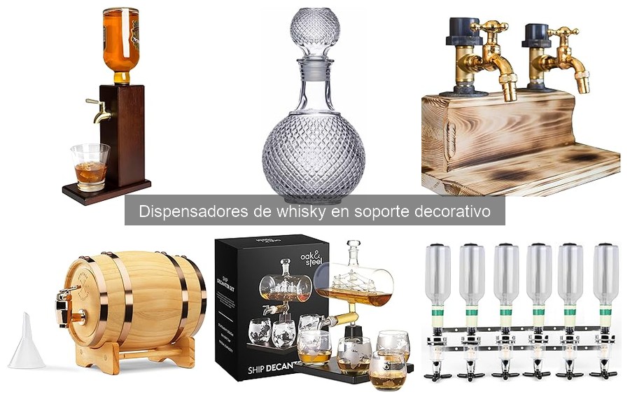 Comparativa de dispensadores de whisky y otras bebidas